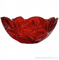 Ваза для фруктов 28 см &quot;Flora /Красная&quot; / 312977