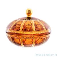 Конфетница 18 см с крышкой &quot;Эгерманн /Амбер /Виноградная гроздь&quot; / 159686