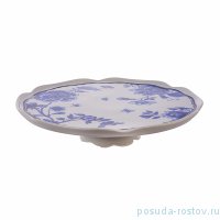 Тортница 28 см н/н &quot;Аляска /Цветы /2727 /синие&quot; / 166732