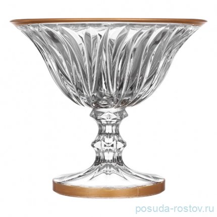 Конфетница 13,5 см &quot;Flame /Матовая полоса&quot; AS Crystal / 276060