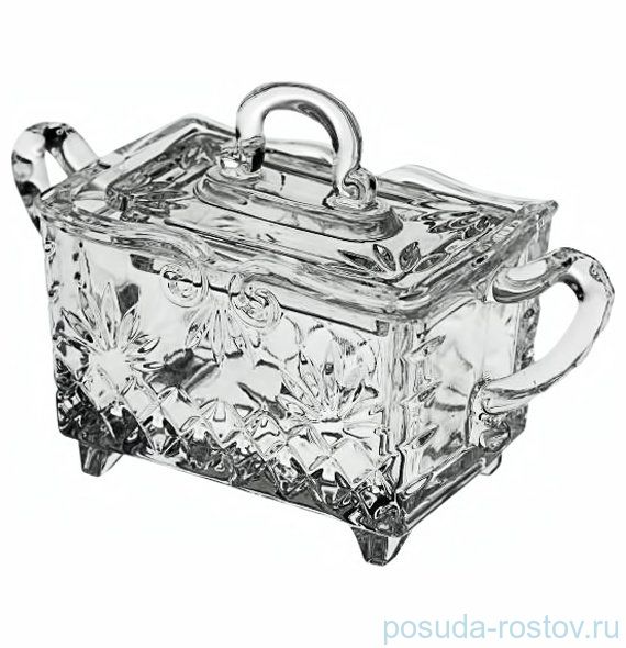 Сахарница 14 см квадратная н/н "BAROQUE" / 104297