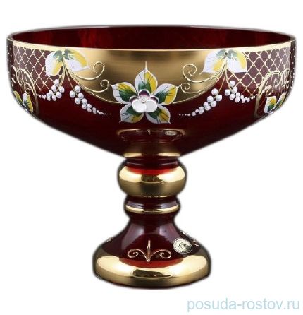 Конфетница 20 см н/н &quot;Лепка красная /5557&quot; / 094878