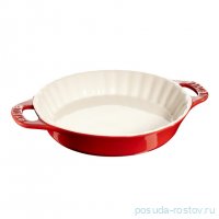 Форма выпечки для пирога 28 см керамическая вишневая &quot;STAUB&quot; / 370687