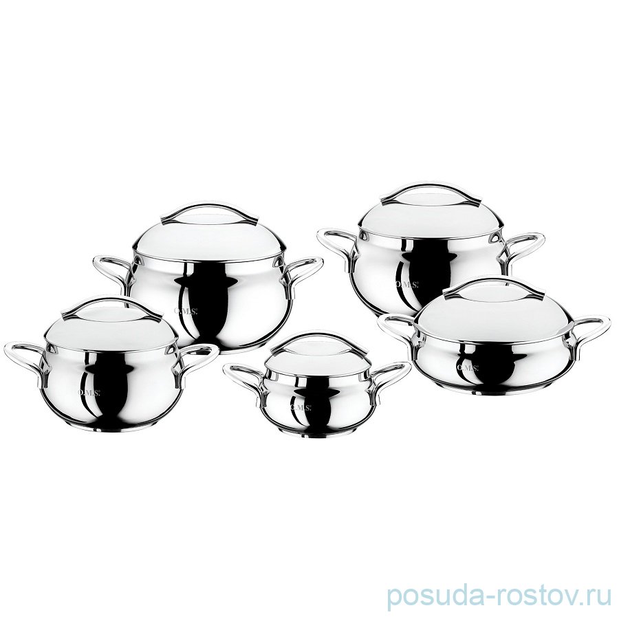 Набор кухонной посуды из 10 предметов стеклянные крышки "BALL-SHAPED MODEL" / 295984