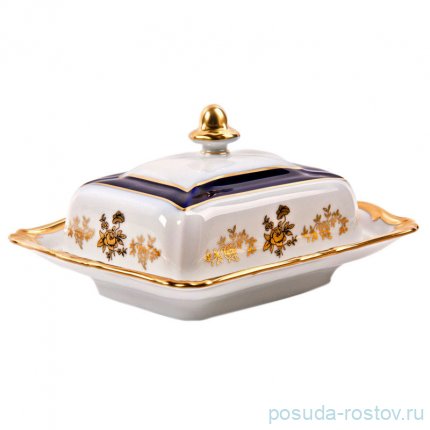Маслёнка 250 г &quot;Анна-Амалия /Золотой букет&quot; / 015355