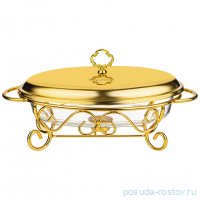 Мармит 2,4 л овальный gold Agness / 336636