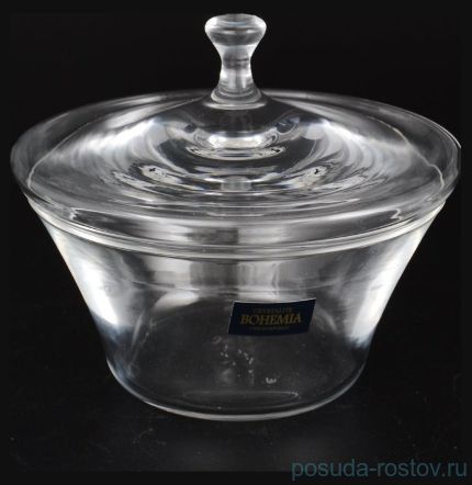 Конфетница 10 см с крышкой &quot;Без декора&quot; / 039381