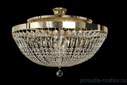 Люстра 9 рожковая золото &quot;Титания люкс&quot; / 004397