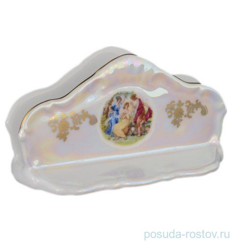 Салфетница 14 см "Офелия /Мадонна перламутр" / 059725