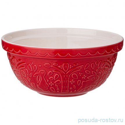 Салатник для смешивания и сервировки lefard kitchen passion 20,50 см красная / 348747