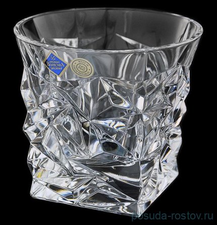 Стаканы для виски 350 мл 6 шт &quot;Glacier /Без декора&quot; хрусталь Йиглава / 030092