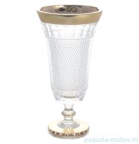 Ваза для цветов 28 см н/н &quot;Max Crystal /Фелиция /золото&quot; / 132696