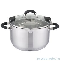 Кастрюля 20 см со стеклянной крышкой 3,9 л &quot;Agness&quot; / 207772