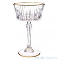 Креманки 260 мл 6 шт &quot;Таймлесс /Отводка золото&quot; AS Crystal  / 344782
