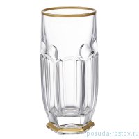 Стаканы для воды 300 мл 6 шт &quot;Сафари /Отводка золотом&quot; AS Crystal / 212492