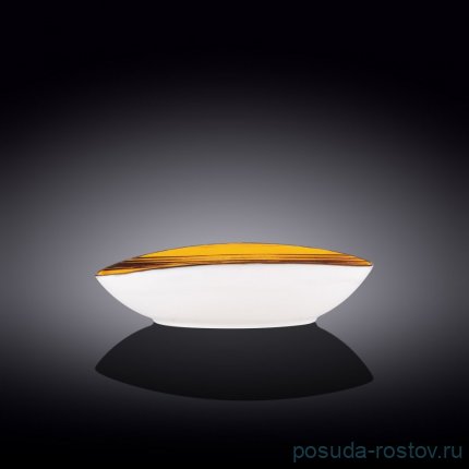 Салатник 25 x 16,5 x 6 см овальный жёлтый &quot;Scratch&quot; / 261486