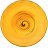 Тарелка 20 см глубокая жёлтая &quot;Spiral&quot; / 261605
