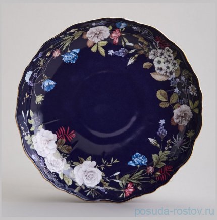 Ваза для фруктов 22,5 х 7,5 см &quot;Belle /Кобальт&quot; / 369659