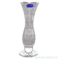 Ваза для цветов 24 см &quot;Glasspo /Хрусталь резной&quot; / 064477