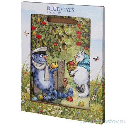 Подставка под горячее 15 х 20 см &quot;Blue cats&quot; / 225594