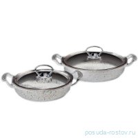 Набор омлетниц 4 предмета с а/п покрытием крышки стеклянные &quot;DIE-CAST &amp; EGG PAN SETS&quot; черные / 295826
