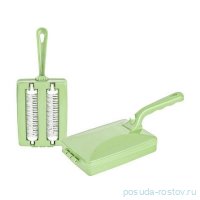 Механическая щётка для чистки ковров, 2 ролика, с рукояткой / ассорти / 293970