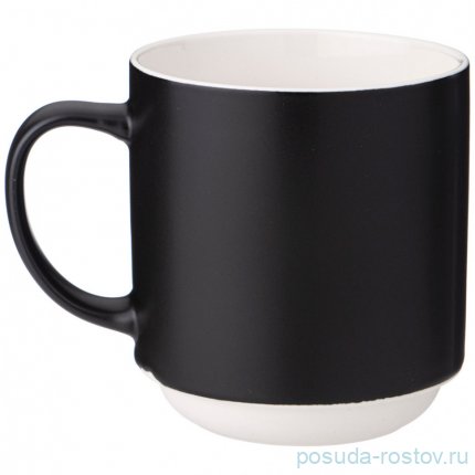 Кружка 410 мл чёрная &quot;Coffee&quot; / 337382