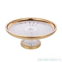 Блюдо 15 см н/н &quot;Снежинка с золотом 2&quot; / 222421