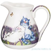 Кувшин для воды 1,2 л &quot;Синие коты /Лаванда&quot; / 250826