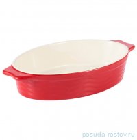 Форма для запекания 35 х 20,5 х 7 см овальная с ручками &quot;Rosso&quot; / 341104