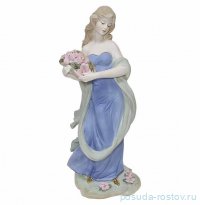 Статуэтка 25 см &quot;Девушка с цветами&quot; / 340326