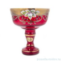 Ваза для конфет 13 см н/н &quot;Лепка красная&quot; / 154009