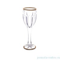 Рюмки 50 мл 6 шт &quot;Сафари /Отводка золотом&quot; AS Crystal / 201624