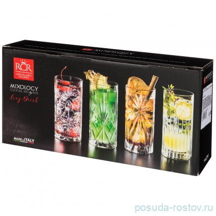 Стаканы для воды 360 мл 4 шт &quot;MIXOLOGY /Без декора&quot; / 155390