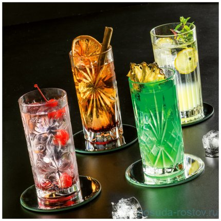 Стаканы для воды 360 мл 4 шт &quot;MIXOLOGY /Без декора&quot; / 155390