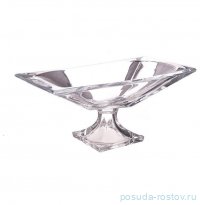 Ваза для фруктов 36 см н/н овальная &quot;Квадрон /Без декора&quot; AS Crystal / 341363