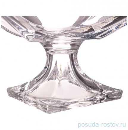 Ваза для фруктов 36 см н/н овальная &quot;Квадрон /Без декора&quot; AS Crystal / 341363