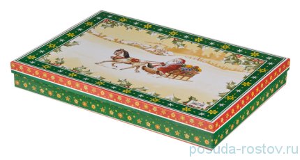 Блюдо 34,5 х 22 х 4 см прямоугольное &quot;christmas collection&quot; / 192351