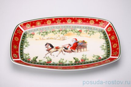 Блюдо 34,5 х 22 х 4 см прямоугольное &quot;christmas collection&quot; / 192351
