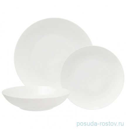 Набор тарелок 12 предметов (20, 19, 27,5 см) &quot;White Basics&quot; / 369122