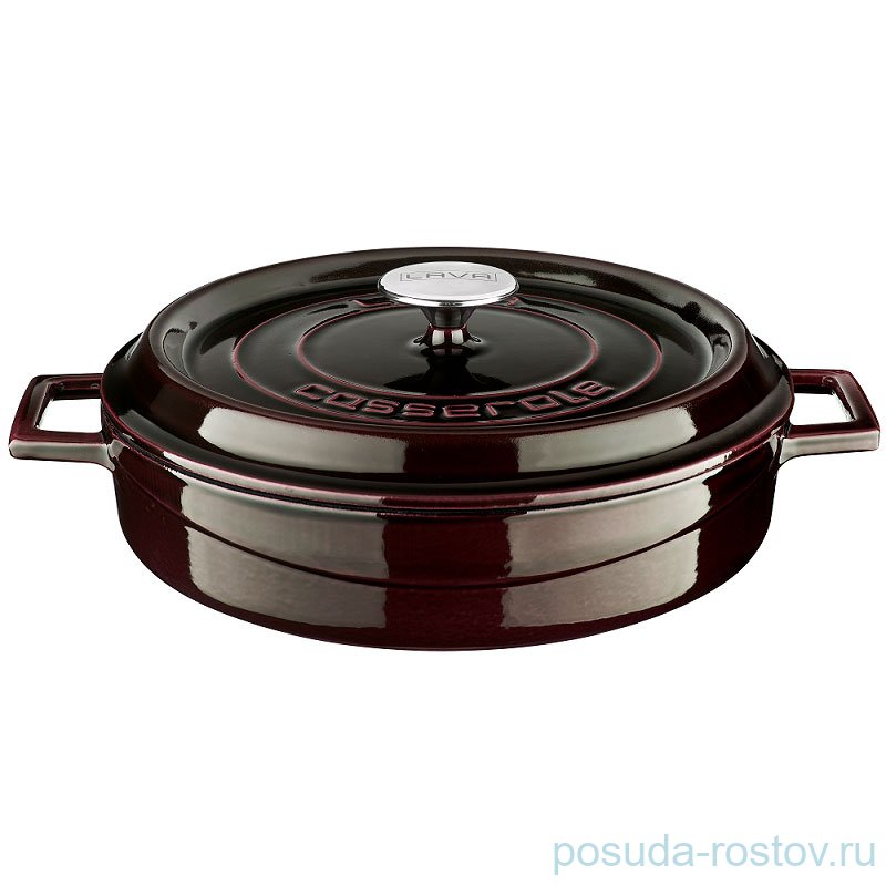Кастрюля 24 см с крышкой 2,47 л "Lava /Majolica Aubergine" / 223364