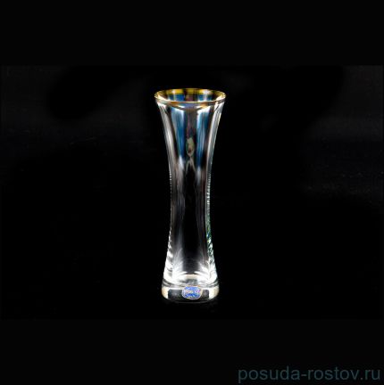 Ваза для цветов 19,5 см &quot;Иксовка /Золотая отводка&quot; / 113010