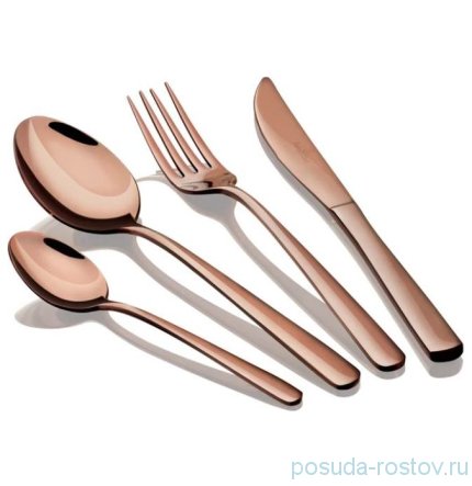 Столовые приборы 16 предметов на 4 персоны &quot;Rosegold Line&quot; / 280780