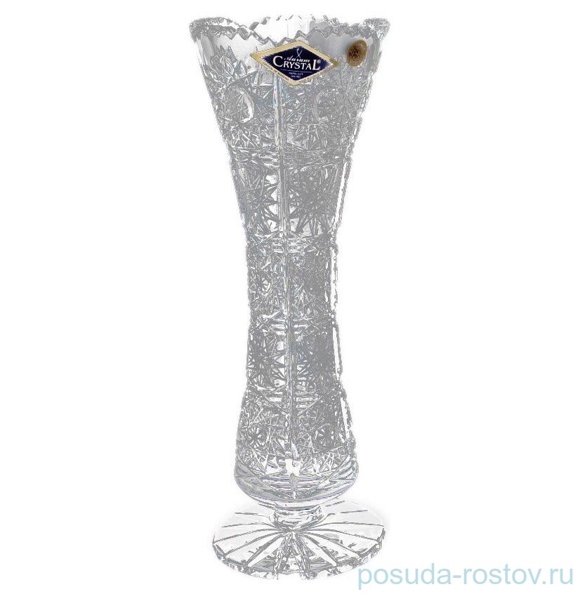 Ваза для цветов 25,5 см н/н "Хрусталь резной" / 037976