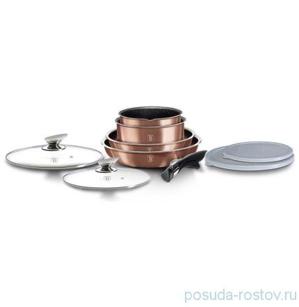 Набор посуды 9 предметов &quot;Rosegold Line&quot; / 280679