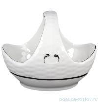 Корзинка 17 см &quot;Корона /Платиновый узор&quot; / 093992