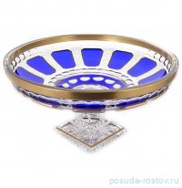 Ваза для фруктов 33 см н/н &quot;Антик /Синий /золото&quot; / 376030