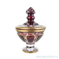 Сахарница 17 см &quot;Антик /Рубин /золото&quot; / 221415