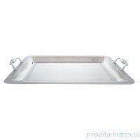 Поднос 50 x 35 см прямоугольный с ручками &quot;Lusia Inox&quot; / 247868