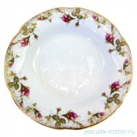 Тарелка 22,5 см 1 шт глубокая &quot;Камелия /Шиповник&quot; / 156374